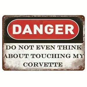 COPY - Corvette Metal Sign 8x12